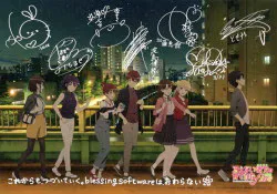 冴えない彼女の育てかたfine 来場者特典 CloverWorks キャストプリントサイン入りA5ピンナップ 4週目