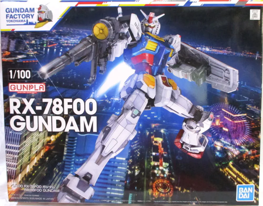 BANDAI SPIRITS 1/100 สเกล GUNDAM FACTORY YOKOHAMA RX-78F00 กันดั้ม