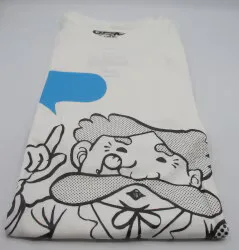 ノーツ GEEK LIFE Tシャツ ゲームズ博士 シルクプリント 白 XLサイズ※消しゴム無し