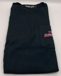 ノーツ GEEK LIFE Tシャツ スーパーハングオン シルエット+ワンポイントステッチポケット 黒 XLサイズ ※消しゴム無し