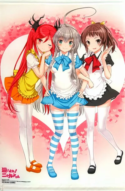 狐印 這いよれ!ニャル子さん DVD/Blu-ray全巻購入特典 B2タペストリー とらのあな