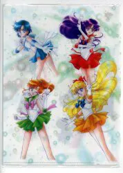 講談社 セーラームーンミュージアム 【F】 オリジナル見開きクリアファイル