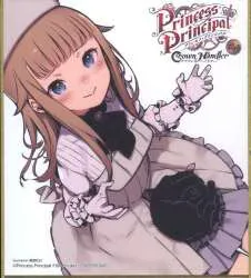 プリンセス・プリンシパル Crown Handler 3章 来場者特典 黒星紅白 描き下ろしミニ色紙(プリンセス) 1週目