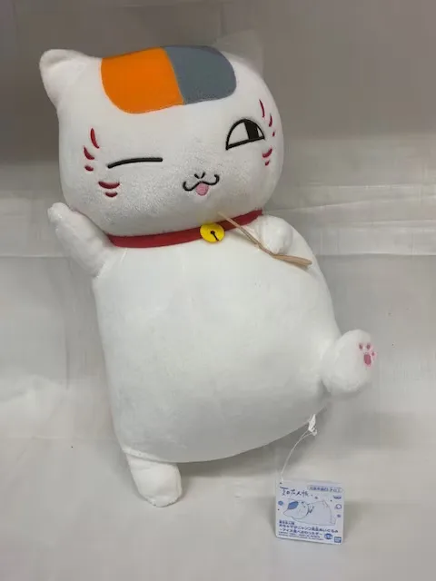 BANDAI SPIRITS めちゃでかニャンコ先生ぬいぐるみ アイス食べおわったぞ ニャンコ先生