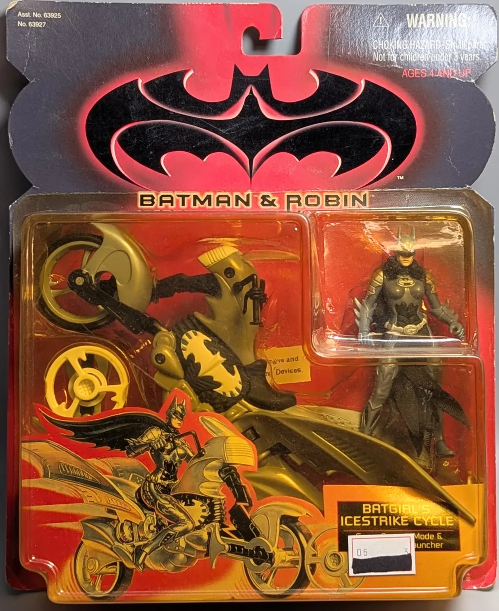 KENNER (ACTION Figure) แบตเกิร์ลส์ ไอซ์ไตรค์ ไซเคิล 5 นิ้ว