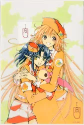 限定販売/四 Su MANGA アートは時空を超える2005 CLAMP CLAMP四 こばと&阿修羅(台紙付) テレカ
