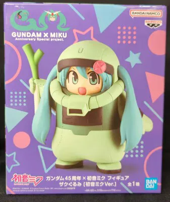 BANDAI SPIRITS ガンダム45周年×初音ミク フィギュア ザクぐるみ 初音ミク Ver.
