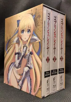 アニメBlu-ray アニメイト特典収納BOX付)ゴブリンスレイヤー 初回生産限定版 全3巻セット