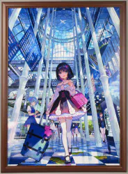 藤ちょこ カラー複製イラスト「Station」