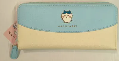アルディ バッジラウンド長財布 ちいかわ ブルー(ハチワレ)