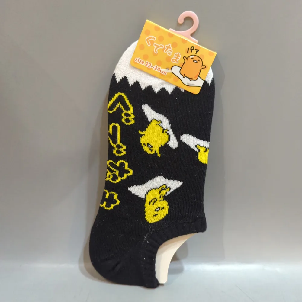 ถุงเท้ารองเท้าผ้าใบ Sanrio/Asunarosha Gudetama 2017