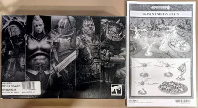 GAMES WORKSHOP WARHAMMER AGE OF SIGMAR SKAVEN Endless Spells : Skaven (直販黒箱)