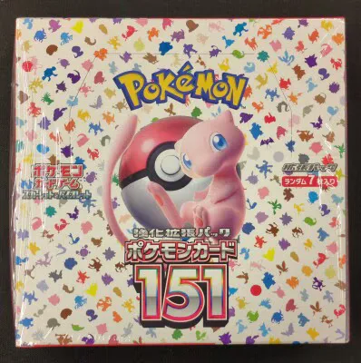 Pokemon SV2a การ์ดโปเกมอน 151 1กล่อง (20ซอง)