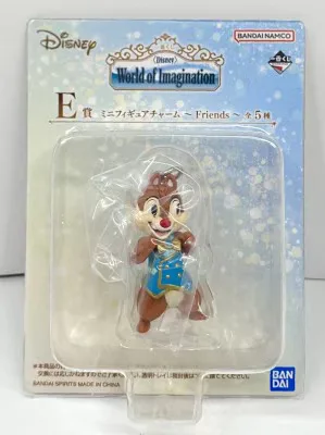BANDAI SPIRITS Ichiban Kuji Disney World of Imagination E Award Dale Mini Figure Charm ~เพื่อน~