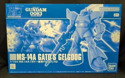 BANDAI SPIRITS HGUC 1/144 Bandai Namco เวอร์ชัน Gelgoog สำหรับ Gato 8+ สัญกรณ์