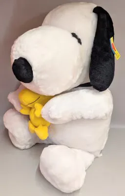 NTT ORIGINAL BIGぬいぐるみ ウッドストックを抱えたBIGスヌーピー