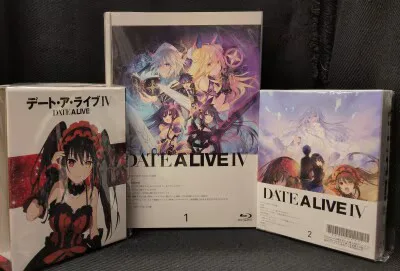アニメBlu-ray Amazon特典収納BOX付)デート・ア・ライブIV Blu-ray BOX 上下巻セット