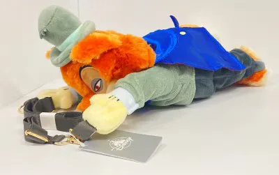 ディズニーストア ぬいぐるみポシェット DISNEY VILLAINS 正直ジョン