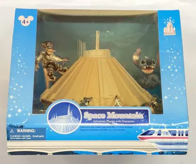 DISNEYland RESORT/WALT DISNEY World Adventure Playset with Characters DISNEY Theme Park Edition Space Mountain