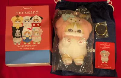グレイ・パーカー・サービス Kiramekko mofusand×サンリオキャラクターズ マイメロディ