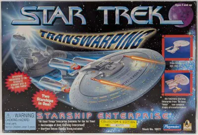 PLAYMATES TRANSWARPING STARSHIP ENTERPRISE