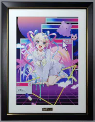お久しぶり先生 カラー複製イラスト「 NEEDY GIRL OVERDOSE」