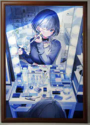 釧路くき カラー複製イラスト「1st Stellar」