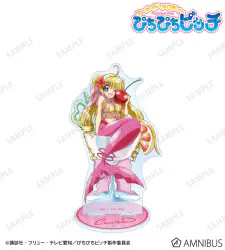 ★新品★アルマビアンカ マーメイドメロディーぴちぴちピッチ 特大アクリルスタンド 描き下ろし るちあ カクテルグラスver. 18.2cm