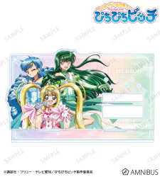 アルマビアンカ マーメイドメロディーぴちぴちピッチ 描き下ろしイラスト 20th Anniversary. アクリルアクセサリースタンド