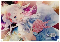 CRYSTALiA (ぺろ) 「刹那にかける恋はなびSS 撫子とワンルーム」 駿河屋特典 A5アクリルパネル