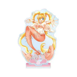 アルマビアンカ マーメイドメロディーぴちぴちピッチ パーツ付きBIGアクリルスタンド 描き下ろし 七海るちあ 羽を纏ったマーメイドver.