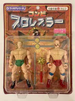 大創産業 ザフィギアシリーズ NO.15 コンビプロレスラー アニー&トミー