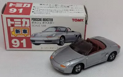 トミー トミカ赤箱中国製 ポルシェ ボクスター/新車シール付 91