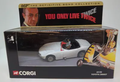 CORGI 007 THE DEFINITIVE BOND COLLECTION TOYOTA 2000GT/007 YOU ONLY LIVE TWICE 65102