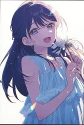 どこよりも遠い場所にいる君へ 来場者特典 へちま 描き下ろしイラストカード(七緒) 第1弾