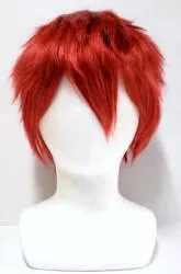 キャラスタ キャラスタ マギ マスルール 風 レイヤーショートレッド 未使用ウィッグ