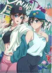 最終楽章 響け!ユーフォニアム【前編】 前売特典 ストリートで舞い上がる高揚感!クリアファイル(真由、つばめ)