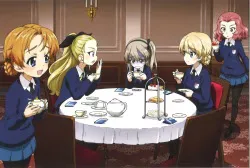 ガールズ&パンツァー 最終章 第5話 来場者特典 杉本功 ポストカード(聖グロリアーナ女学院) 2週目