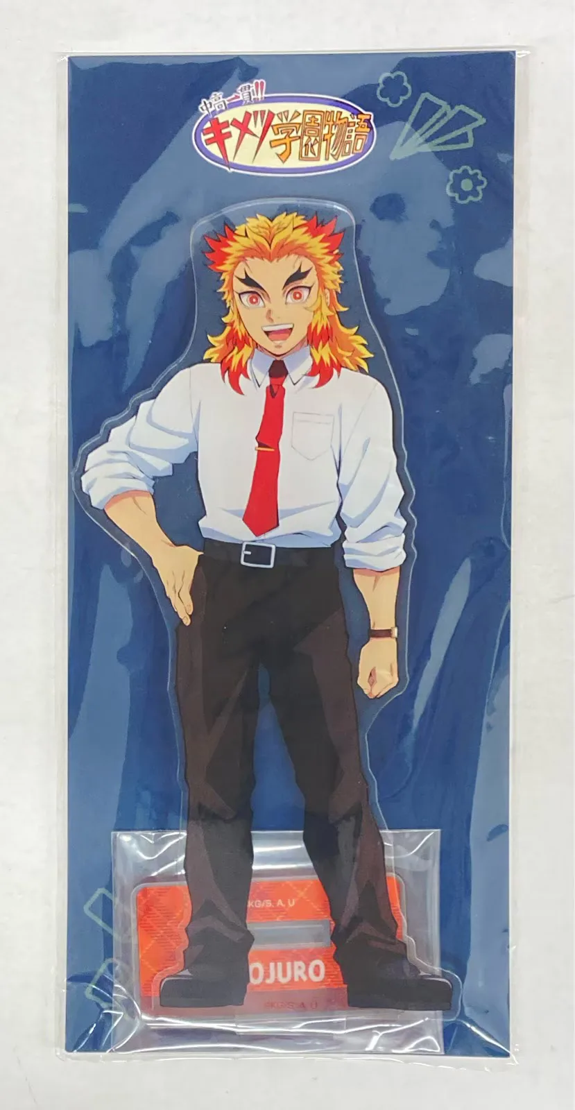 Aniplex Acrylic Mascot Demon Slayer Kimetsu no Yaiba Kimetsu Gakuen Monogatari Demon Slayer Festival Anime 2nd Anniversary Festival Anjuro Rengoku Kimetsu Gakuen ver.