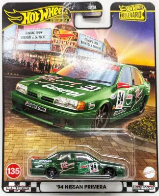 MATTEL HOTWHEELS BOULEVARD JBL31 '94 NISSAN PRIMERA(Castrol #94) 135