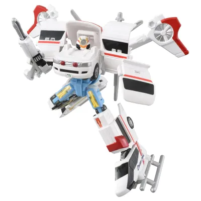 タカラトミー(TAKARA TOMY) トミカ ジョブレイバー TJBDX ユナイトメディブレイバー 救急車&ドクターヘリ 合体セット ミニカー おもちゃ 3歳以上