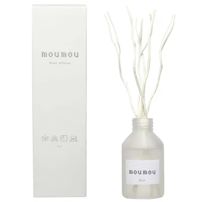 mou mou (ム ーム ー) リ ードディフューザー シルク(優しくパウダリ ーで艶やかな香り) 100ml