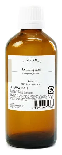 レモングラス 100ml (精油/エッセンシャルオイル/アロマオイル)(日本アロマ環境協会表示基準適合認定精油)