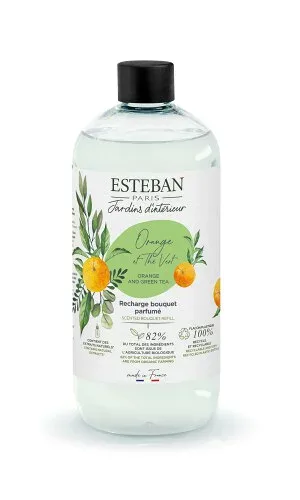 エステバン(ESTEBAN) インテリアガーデン ナチュール オレンジ&グリーンティー フレグランスリフィル500ml