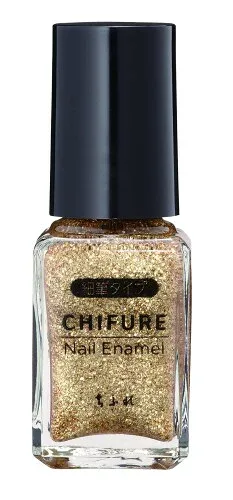 ちふれ(CHIFURE)ネイルエナメル細筆タイプ 006 ゴールド系ラメ マニキュア ネイルアート用