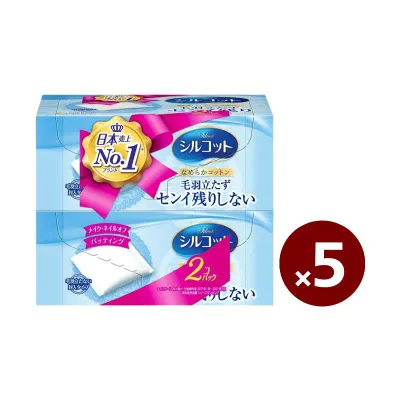 シルコット なめらか仕立て 82枚2個パック 5個セット 4903111455614