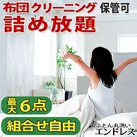 【最安値】【詰め放題】羽毛布団 クリーニング 保管 可 布団クリーニング 最大6点 ふとん 丸洗い 宅配