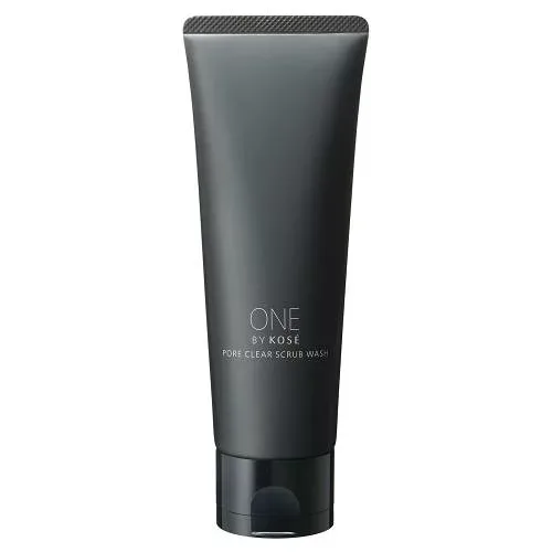 ONE BY KOSE(ワンバイコーセー) 洗顔 毛穴 ポアクリア スクラブ ウォッシュ 130g 角栓 ヒアルロン酸
