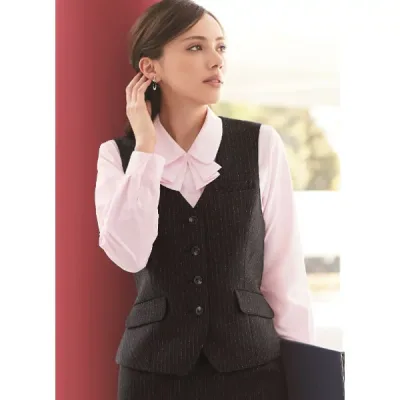 SA250V ベスト ユニフォーム 事務服 制服 株式会社神馬本店 JINBA