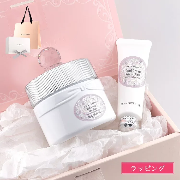 【ショップバッグ・ギフトBOX付】 ジルスチュアート ボディクリーム ハンドクリーム セット ホワイトフローラル ボディケア JILLSTUART ブランド 正規品 新品 ギフト クリスマス プレゼント 女性 デパコス